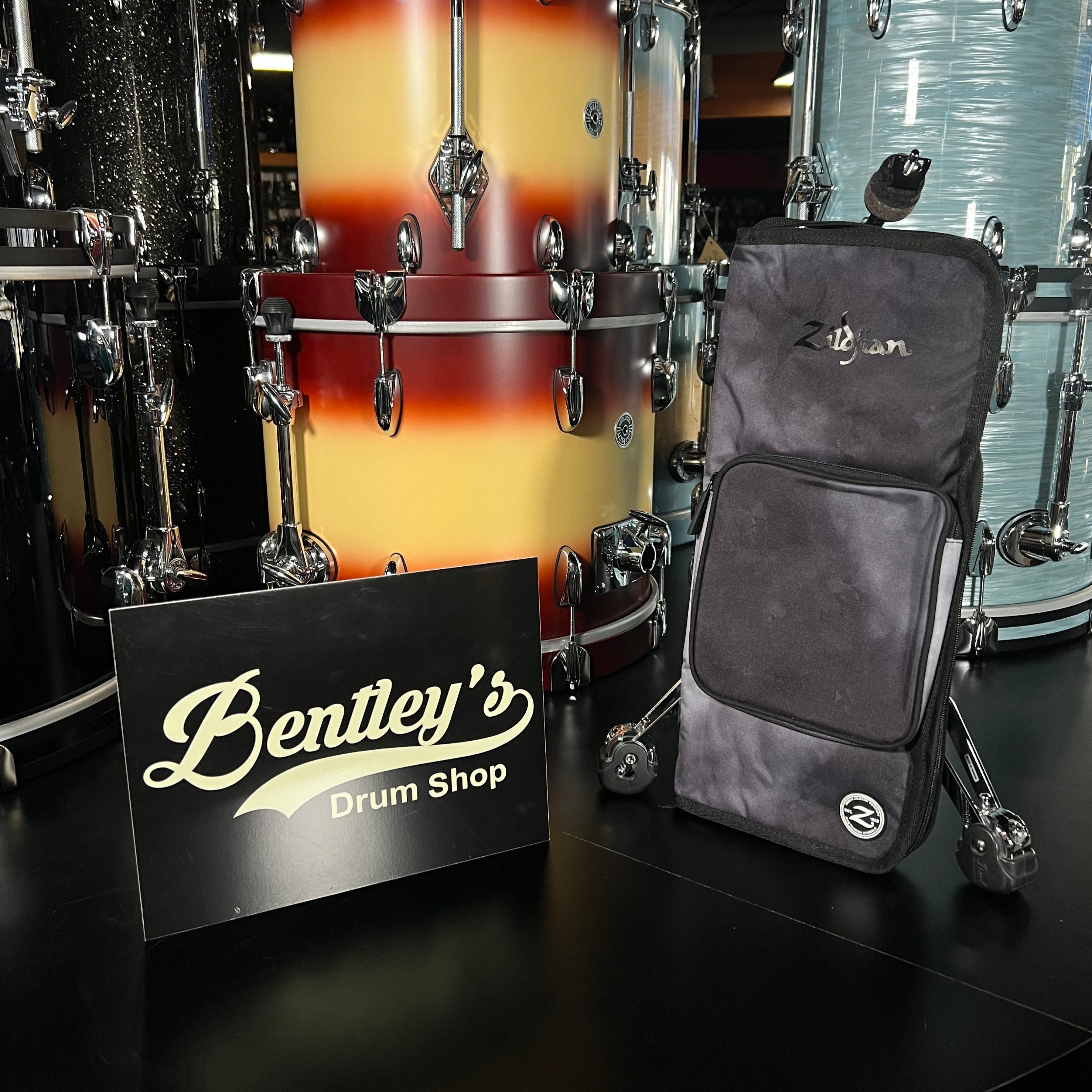 Sacoche pour baguettes Zildjian Student en noir Raincloud